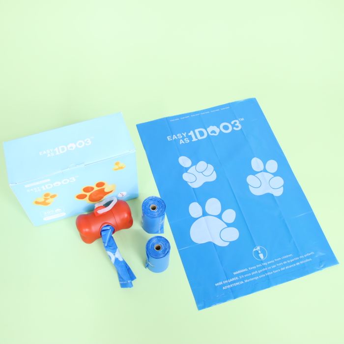 Doggy poop bag / warning bag